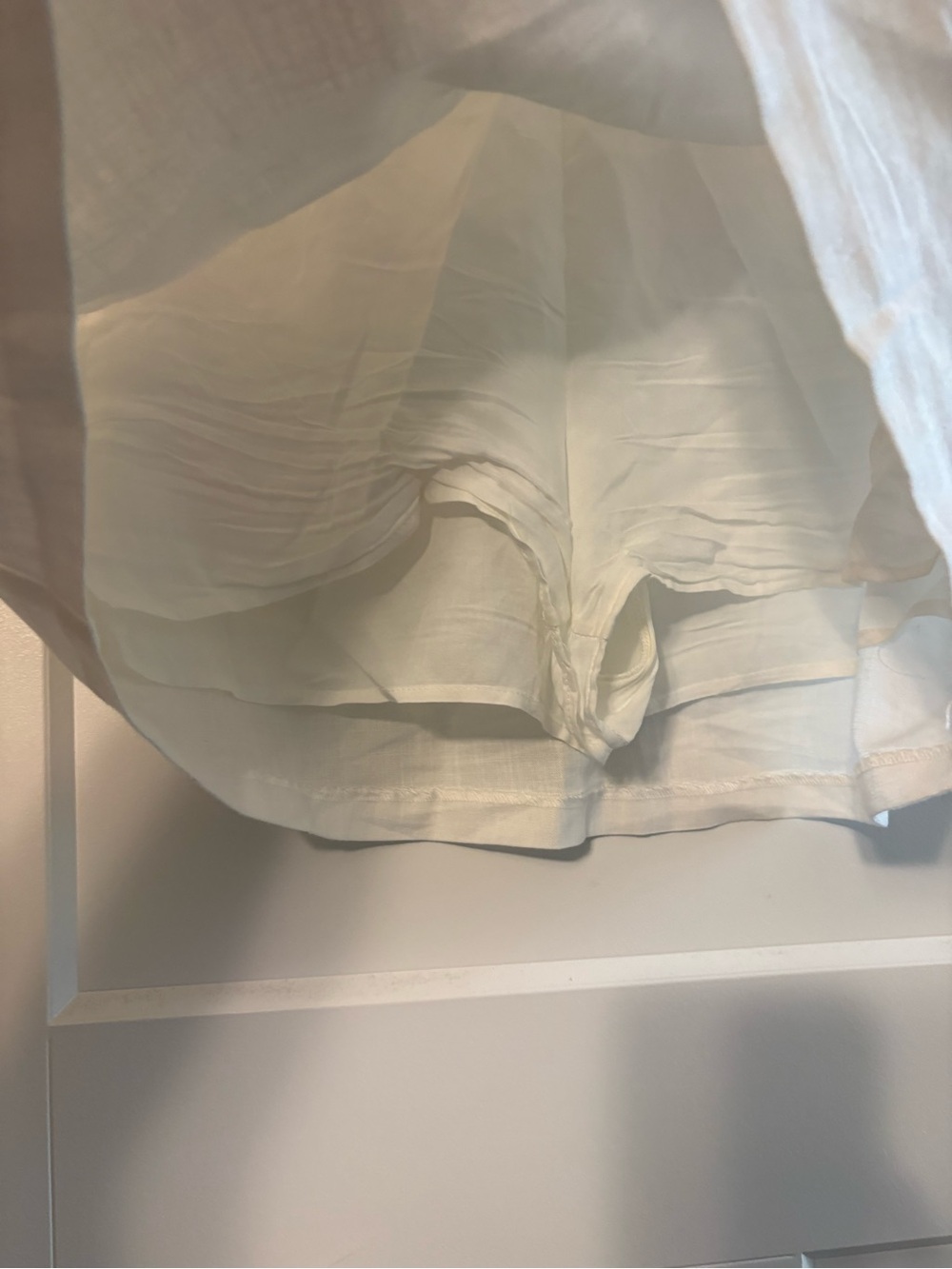 Altar'd State White Linen Mini Skirt - Picture 2 of 3